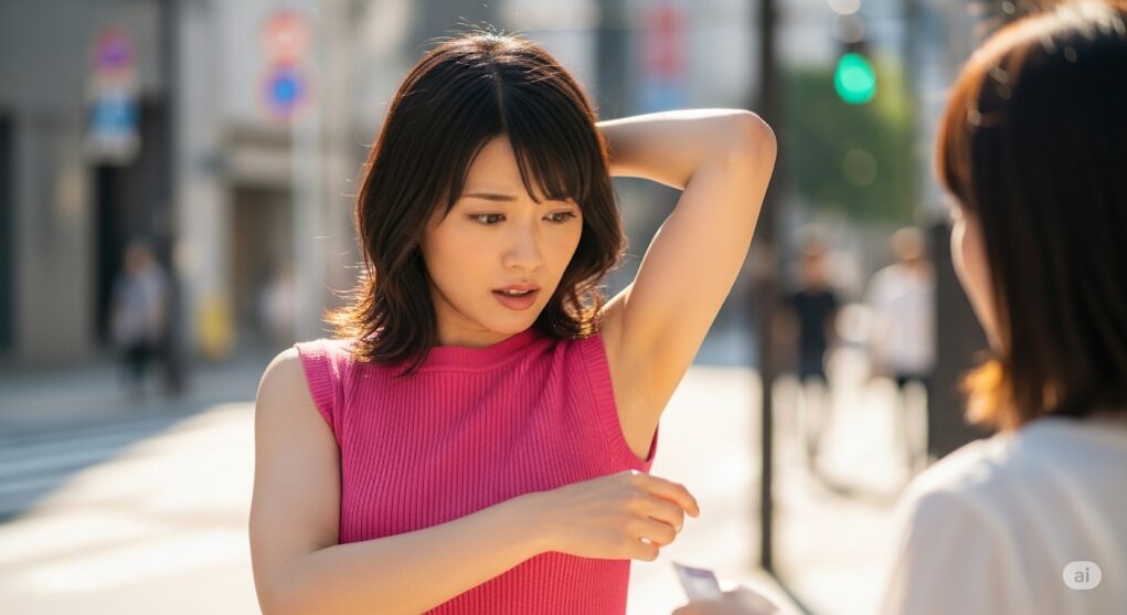 なぜノースリーブは脇汗が目立つ？3つの原因を解説