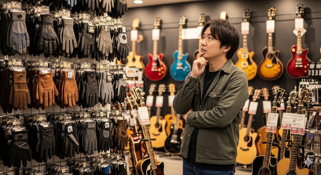 ギターの手汗で滑る悩みに手袋は有効？選び方とおすすめ紹介
