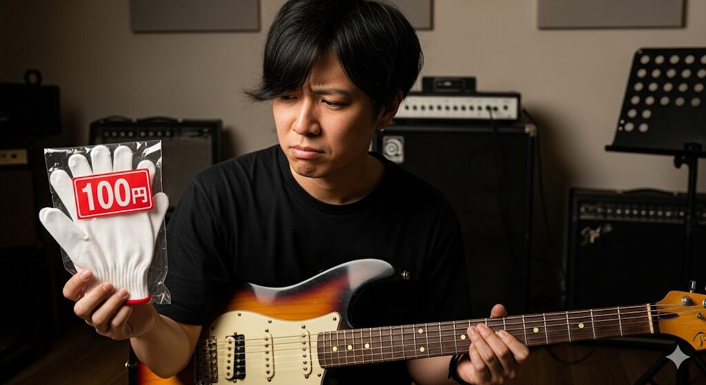100均アイテムでギター手袋は代用できる？