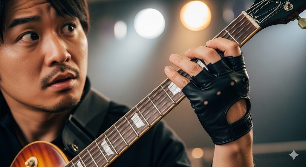ギターの手汗で滑る悩みに手袋は本当に効果があるのか？