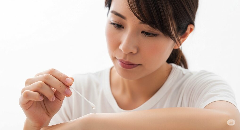 初めてなら必須！安全のためのパッチテストのやり方