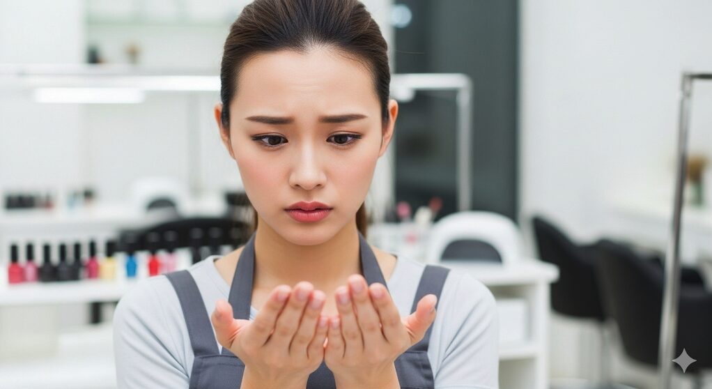 ネイリストの手汗はどのくらい深刻な問題？