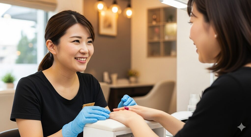 お客様はネイリストの手汗を不快に思う？