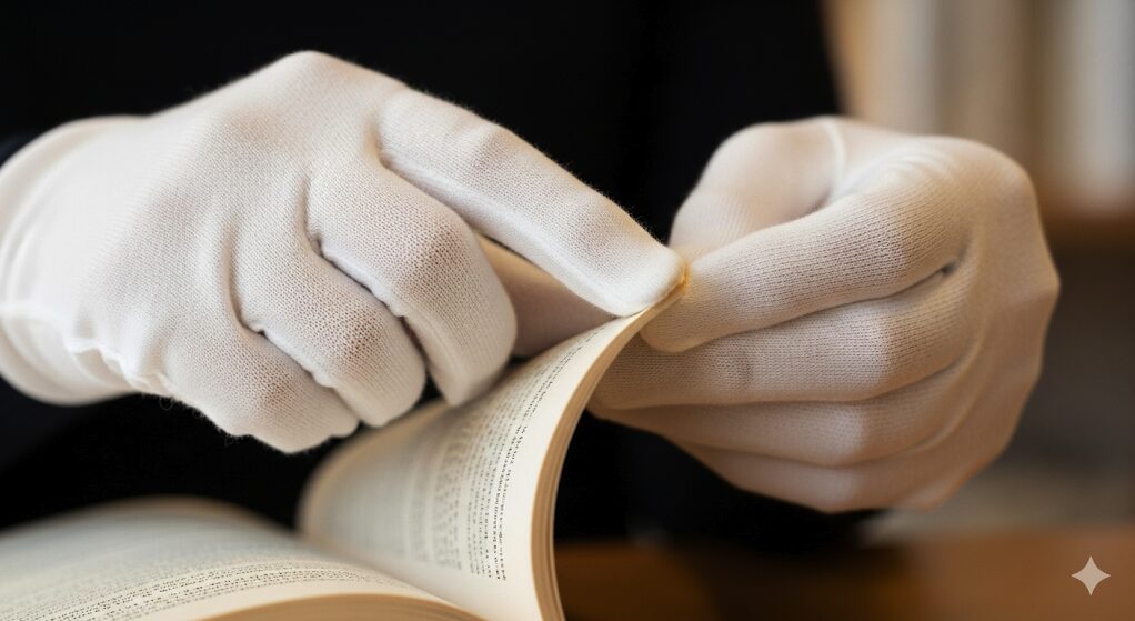 読書に最適な手袋や指サックの選び方